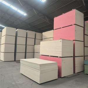 Plaques de plâtre modernes en carton-ciment, épaisseurs 9mm/9,5mm/12mm/15mm, 4x8 pieds, ignifuges, pour hôtels et commerces - Product Image 5