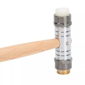 Jewelers Hammer Brass and Nylon Head Mallet 1/2 "Face Professional Jewelry Hammers La mejor calidad y productos de fabricación manual - Product Image 2