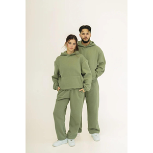 Customized <b>Jogging</b> <b>Suits</b> & Tracksuits for Men-Solid Casual 100% Cotton Sportswear - Product Image 1