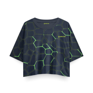 เสื้อครอปท็อปผู้หญิงสุดเก๋ |   ออกแบบเองได้ เป็นมิตรกับสิ่งแวดล้อม ผ้าฝ้าย ระบายอากาศได้ดี แห้งเร็ว |   เสื้อผ้าลำลองทรงหลวมแบบ OEM มีจำหน่าย - Product Image 1