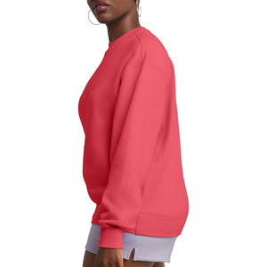 Sweat-shirt pour femme avec logo personnalisé OEM, coupe ample, col rond, en molleton, décontracté, confortable, écologique, automne-hiver - Product Image 3