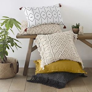 Fundas de cojín de macramé al por mayor, fundas de almohada a granel - Product Image 1