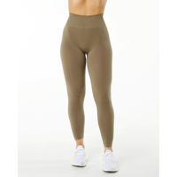 Nouveau design – Leggings de yoga taille haute pour femme, extensibles dans quatre directions, en coton biologique écologique, longueur cheville, effet ventre plat