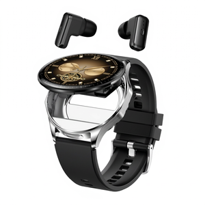 Montre connectée Sower T98 avec écran TFT de 2,02 pouces, étanche IP67, écran tactile, suivi de la fréquence cardiaque, avec écouteurs TWS, tracker d'activité physique - Product Image 1