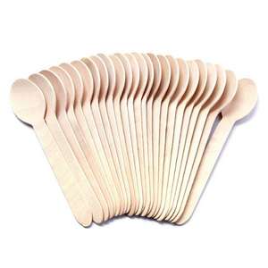 ช้อนไม้ใช้บนโต๊ะอาหารแบบใช้แล้วทิ้งสำหรับมื้ออาหารความยาว160มม. เป็นมิตรกับสิ่งแวดล้อม - Product Image 1