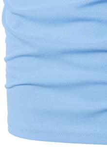 Polo de couleur unie Prix d'usine Polo de performance pour hommes avec évacuation de l'humidité coupe ajustée Polos lourds personnalisés - Product Image 5