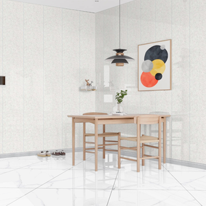 Azulejos de porcelana esmaltada pulida 600x600mm Moraccan White Glossy Luxury Living Room Kitchen Bathroom Tile - Product Image 3