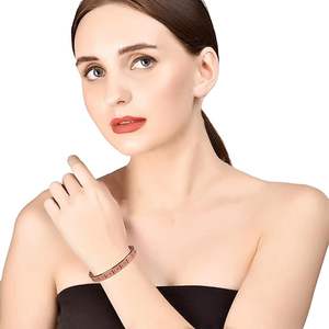 Mancuernillas de Cobre Hechas a Mano, Elegantes y Pulimentadas, con Acabado Redondo Clásico para Bodas, San Valentín y Fiestas, a Buen Precio - Product Image 1