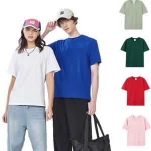 เสื้อยืดสำหรับผู้หญิงใช้ได้ทั้งชายและหญิงผ้าคอตตอนหนาระบายอากาศได้ดี100% 220 GSM - Product Image 1