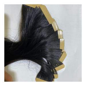 Cabello humano 100% virgen Remy Natural, venta al por mayor, extensión de cabello humano, doble estiramiento, cutícula Natural - Product Image 1