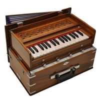 Harmonium en bois traditionnel fait à la main offrant une résonance riche et une qualité sonore supérieure pour les amateurs de musique classique indienne