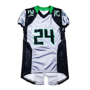 ชุดเสื้อเจอร์ซีย์พิมพ์ลายซับลิเมชันชุดกีฬา2ชิ้นชุดเล่นกีฬาอเมริกันฟุตบอลออกแบบได้ตามต้องการ - Product Image 1
