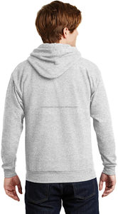 OEM ODM personalizado hombres sudadera pesada más tamaño gimnasio Sudadera con capucha 100% algodón impermeable transpirable bordado bolsillo diseño invierno - Product Image 3