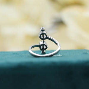 Anillo de compromiso de dos piedras de diamante cultivado en laboratorio de corte redondo, lujoso anillo de compromiso de Plata de Ley 925 para mujer - Product Image 4