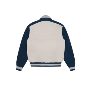 Veste d'hiver universitaire en laine et polyester pour homme, haute qualité, coupe-vent, personnalisable, style varsity. - Product Image 2