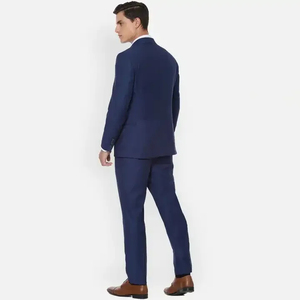 Costume de mariage antistatique 2 pièces pour hommes veste d'affaires formelle pantalon design élégant pour les mariages événements d'entreprise - Product Image 3