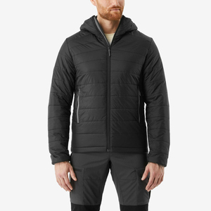 Veste matelassée pour homme de haute qualité, fermeture éclair, grande taille, logo personnalisé, streetwear d'hiver, col à capuche, respirante, polyester et coton - Product Image 1