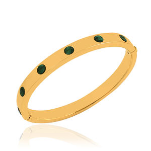 Brazaletes lisos de Plata de Ley 925 chapados en oro para mujer, joyería clásica de regalo de boda para pulseras de eslabones de cadena fina - Product Image 5