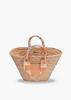 2014 moda nuevo diseño OEM Logo grande mujer Tote verano playa viaje Ins ocio PP tejido algas marinas papel paja bandolera