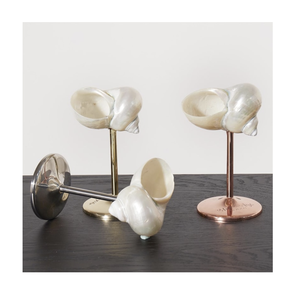 ถ้วยไวน์เปลือกหอยทำด้วยมือสำหรับการนำเสนอค็อกเทลสไตล์โต๊ะและการจัดหาจำนวนมากให้กับร้านอาหาร - Product Image 1