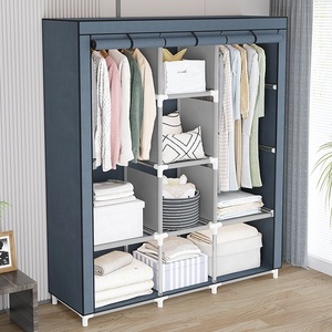 Armário Infantil para Quarto, Guarda-Roupa Simples de Design Portátil em Tecido, Organizador de Roupas - Product Image 5