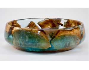 Cuencos modernos de resina marrón de nuevo diseño para comida, cuenco para ensalada o pasta de alta calidad, entrega rápida, para fiestas y servir helado - Product Image 1