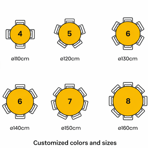 Mesa de Comedor Moderna de Lujo Estilo Rústico de Madera Maciza de Mango, 110 cm, Tamaños Personalizados, Muebles Ecológicos al por Mayor de Fábrica B2B - Product Image 6