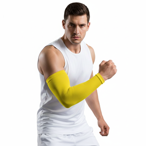 Manchons de bras de sport professionnels personnalisables pour hommes et femmes Support de coude prêt pour l'extérieur avec nom d'équipe personnalisé Style d'ensemble - Product Image 3