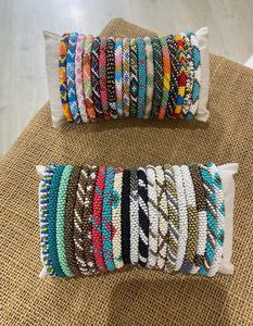 ม้วนลูกปัดแก้วสร้อยข้อมือแฟชั่นและกำไลคุณภาพพรีเมี่ยม - Product Image 1