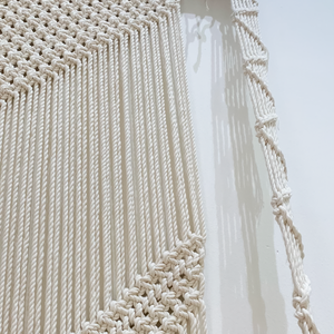 Étagère murale suspendue en bois JNC Macrame, style bohème, fabrication artisanale, directement de l'usine - Product Image 5