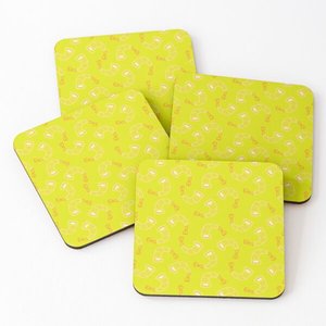 Superior Designer Look Handmade Wooden Coasters Set Simple Design Cork Decorative Mats Pads Classic Style <b>Placemats</b> Perfect Gift - Product Image 3