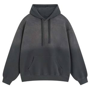 Sudadera con Capucha Extra Grande para Hombre, Estilo Urbano, 100% Algodón, 400 g/m², Felpa Francesa, con Logotipo Impreso Digital, Fabricante Directo - Product Image 6