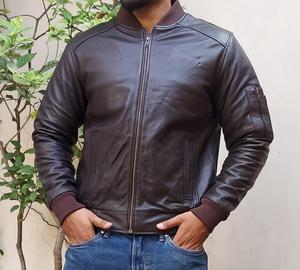 Chaqueta de cuero real para hombres con artesanía fina, textura suave y moda, prendas de vestir exteriores para todos los días, atractivo de la India - Product Image 4