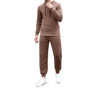 เสื้อวอร์มมีฮู้ดสำหรับผู้ชายเสื้อกันหนาวลำลองมีฮู้ดสำหรับนักกีฬาสีน้ำตาลและวิ่งจ๊อกกิ้งแฟชั่นและลำลองสำหรับฤดูใบไม้ผลิและฤดูใบไม้ร่วง - Product Image 5