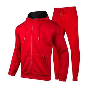 Ensemble de survêtement d'hiver en coton molletonné uni décontracté en vrac, unisexe, tissu doux au toucher, haute qualité, par temps froid - Product Image 3