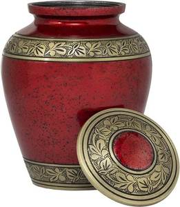 Fabricants et exportateurs d'urnes funéraires antiques gravées en métal moderne - Product Image 1