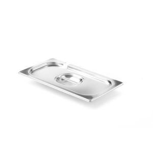 Tapa HENDI Profi Line GN 1/3 325x176mm con ranura para cuchara, soportes para cucharas y clips para ollas - Product Image 1