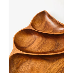 <b>Set</b> Of 2 Leaf <b>Serving</b> Tray and Plate Top Quality Handmade Kitchenware Dessert Plates and Trays In Affordable Plate - Product Image 6