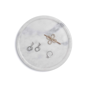 Plateaux à bijoux en marbre Décoration de maison moderne Table en marbre pour mariage et ramadan et utilisation à la main - Product Image 2