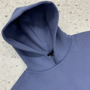 เสื้อฮู้ดดี้ผู้ชายทรงครอป OEM คุณภาพดีที่สุด 400 กรัม ผ้าฝ้ายออร์แกนิค 100% หนานุ่ม ทรงโอเวอร์ไซส์ สไตล์สตรีทแวร์ - Product Image 6