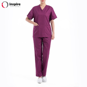 Wholesale New Cheap Price Washable Hospital Uniforms <b>Doctors</b> Nurse Suit Uniform Scrub Suit <b>Set</b> by Inspire Apparel - Product Image 2