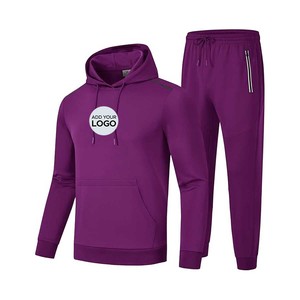Ensemble survêtement pour homme, ensemble pantalon de survêtement uni décontracté, survêtement de jogging unisexe - Product Image 4