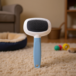 Wholesale Single-Color Handle Pet <b>Slicker</b> <b>Brush</b> for <b>Dogs</b> and Cats with Beads Manufacturer's Product for Cat and <b>Dog</b> Grooming - Product Image 3
