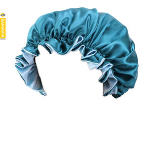 Adjustable Satin <b>Bonnets</b> Digital Silk Screen Printed High-quality Fashion Women's Headwear for Daily Use Customized Color Four - Product Image 3