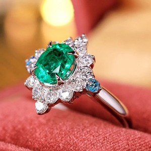Bague de fiançailles artisanale en argent sterling 925 plaqué or, taille émeraude, avec pierres précieuses Mehrajudin, certifiée par un tiers pour la qualité supérieure - Product Image 6