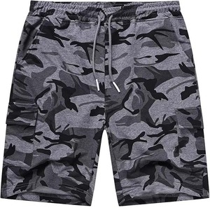 Pantalones cortos de calle de algodón de alta calidad transpirables de cintura alta para hombre, ropa de entrenamiento para correr de secado rápido, sueltos para 2025 - Product Image 1