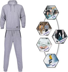 ชุดวอร์มผ้าฝ้ายและชุดวอร์มสำหรับผู้ชายและชุดวอร์มปรับแต่งได้ - Product Image 5