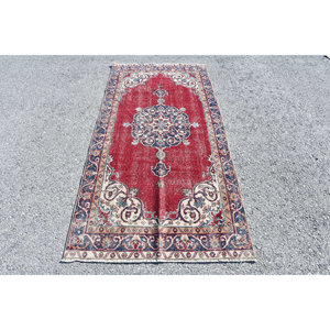 พรมขนแกะสไตล์โบฮีเมียน3.4 x 7.3ft พรมลาเท็กซ์สำหรับตกแต่งห้องนั่งเล่น - Product Image 1