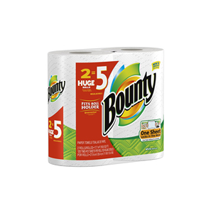 Toallas de Papel de Pulpa de Madera Virgen Bounty Select a Size, 10 Rollos Triples Blancos, Hechas en [País de Origen], a Bajo Precio y Entrega Rápida - Product Image 1