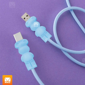 สาย USB Type-C สำหรับถ่ายโอนข้อมูลและชาร์จเร็ว ดีไซน์น่ารัก - คละสี - Product Image 3